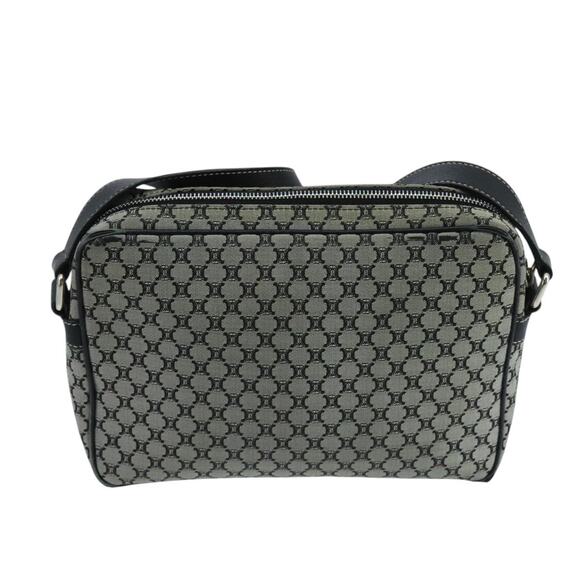 CELINE Macadam Canvas Shoulder Bag Gray - Picture 3 of 13